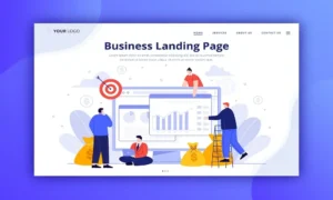 WordPress landing page strategy illustration showing targeted design for higher conversions.