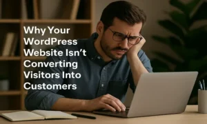 Reasons why a WordPress website fails to convert visitors into customers and how to improve conversions.